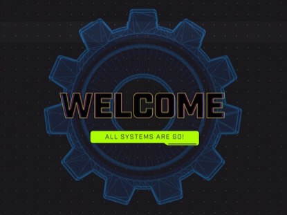 RETRO WIREFRAME WELCOME