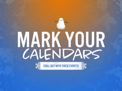 SNOWMAN MARK YOUR CALENDARS