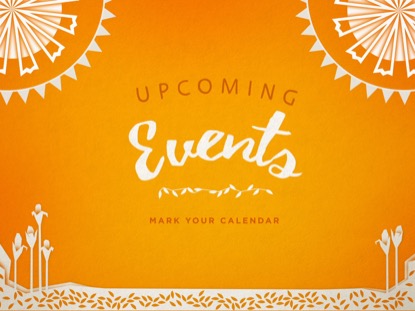 THANKSGIVING CUTOUT UPCOMING EVENTS