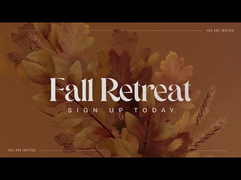 AUTUMN NATURE FALL RETREAT