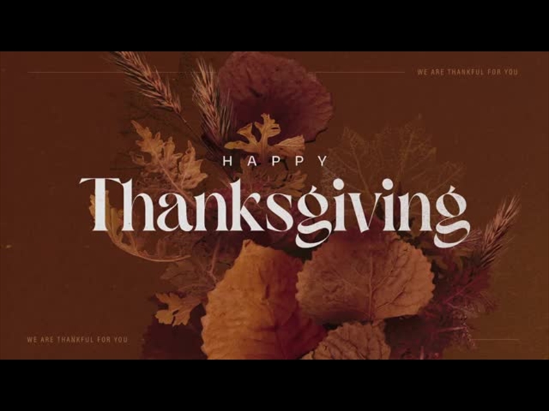 AUTUMN NATURE HAPPY THANKSGIVING