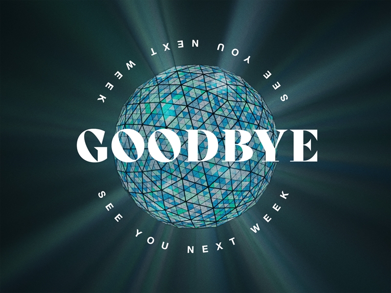 BRIGHT NEW YEAR: GOODBYE