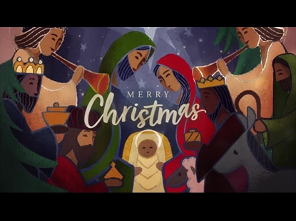 BRIGHT NATIVITY MERRY CHRISTMAS