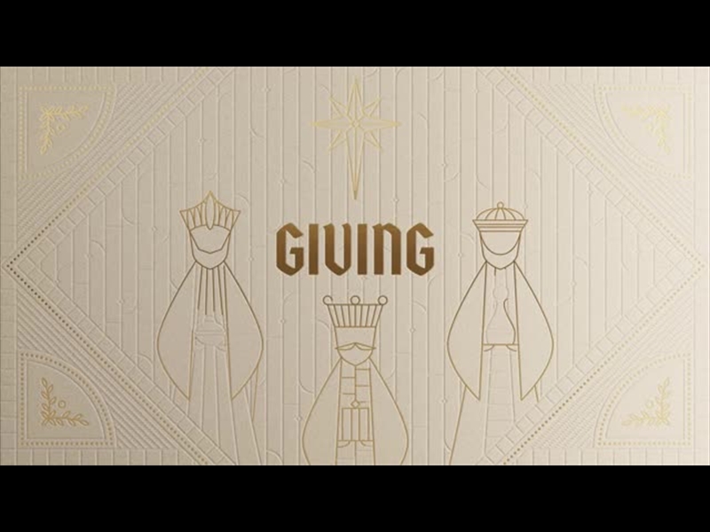 CHRISTMAS GOLD: GIVING