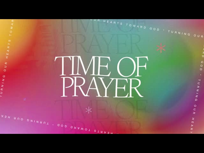 GRADUATION TIME OF PRAYER