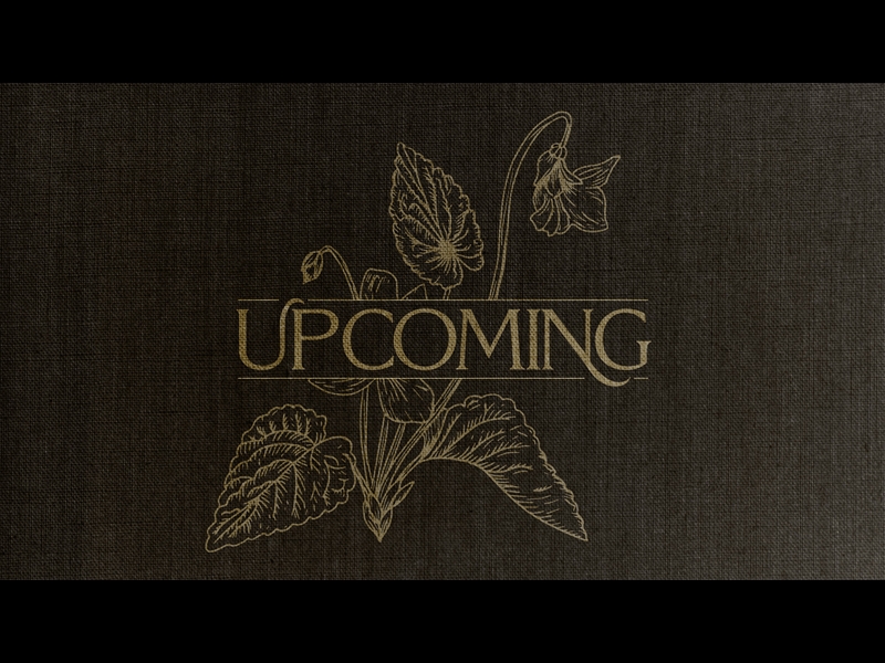 HERITAGE BLOOMS: UPCOMING