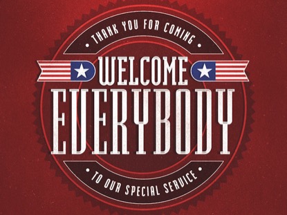 MEMORIAL BADGE WELCOME