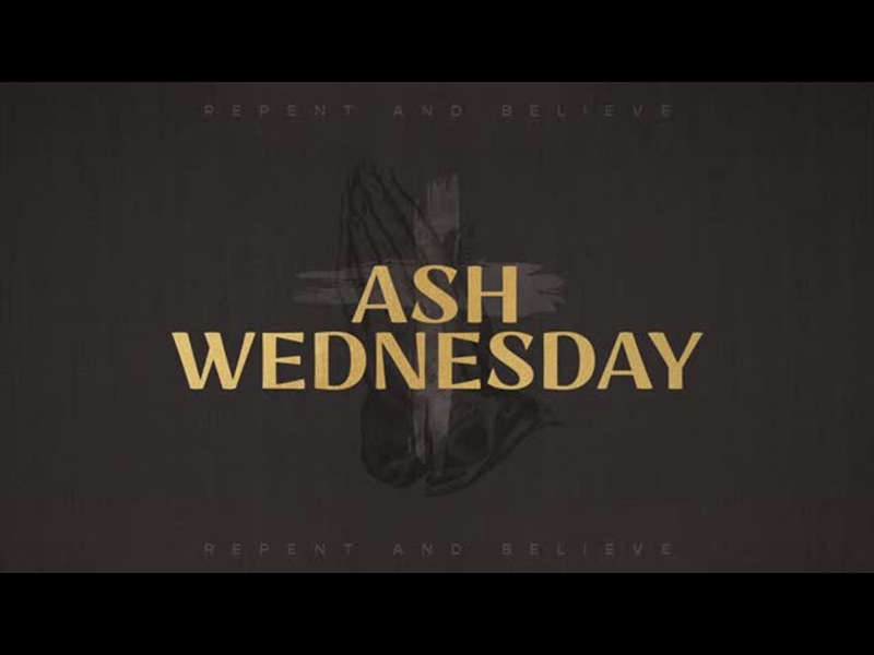 SAYINGS OF EASTER - ASH WEDNESDAY TITLE