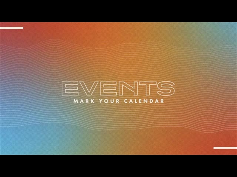 SHAPED TO SERVE - EVENTS