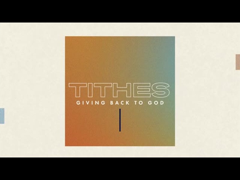 SHAPED TO SERVE - TITHES