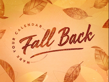 STAMPED LEAVES FALL BACK