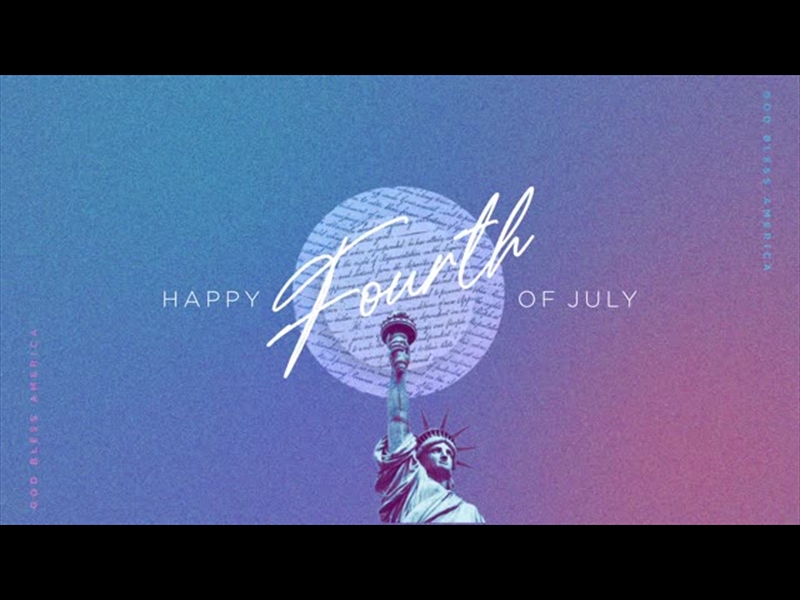 SUMMER LIBERTY HAPPY FOURTH OF JULY