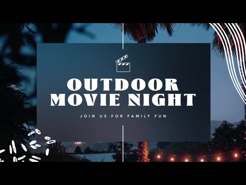 SUMMER SUN OUTDOOR MOVIE NIGHT