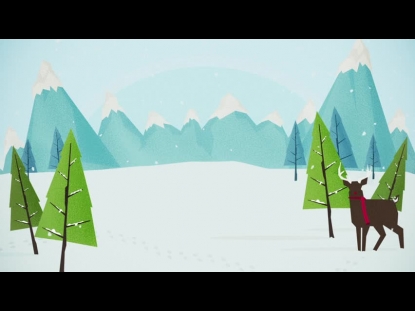 WINTER WONDERLAND DEER