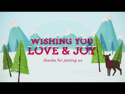 WINTER WONDERLAND WISHING YOU LOVE JOY