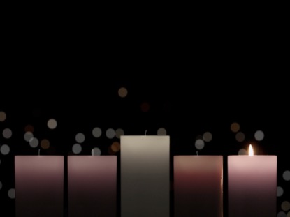 ADVENT CANDLELIGHT HOPE CANDLES