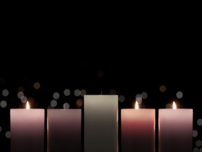 ADVENT CANDLELIGHT JOY CANDLES