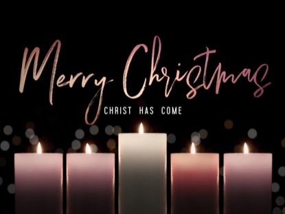 ADVENT CANDLELIGHT MERRY CHRISTMAS
