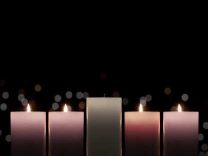 ADVENT CANDLELIGHT PEACE CANDLES