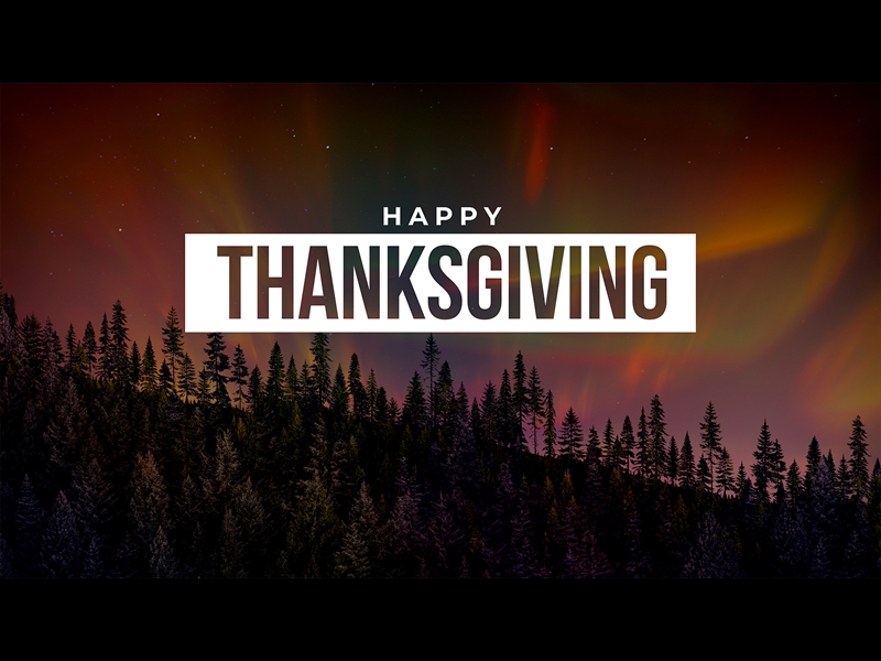 AURORA GLOW THANKSGIVING