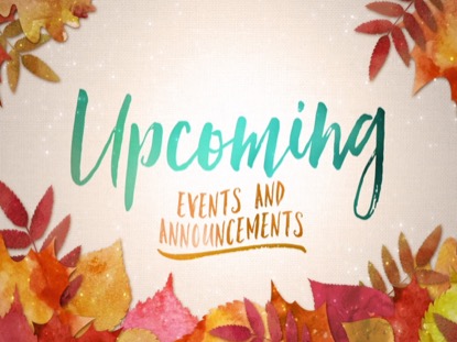 AUTUMN LEAVES UPCOMING