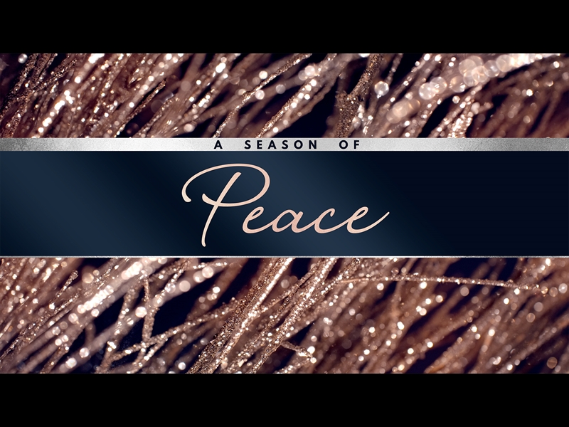 CHRISTMAS GOLD PEACE