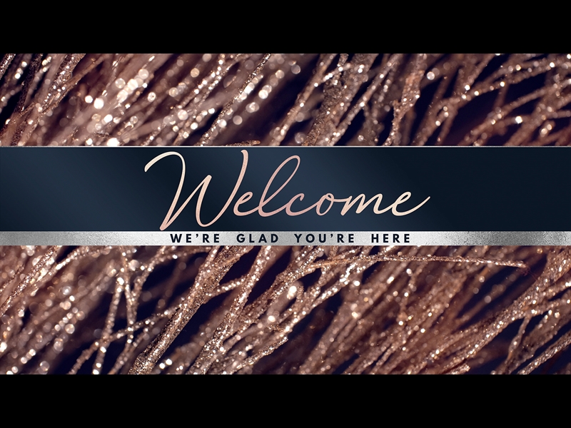 CHRISTMAS GOLD WELCOME