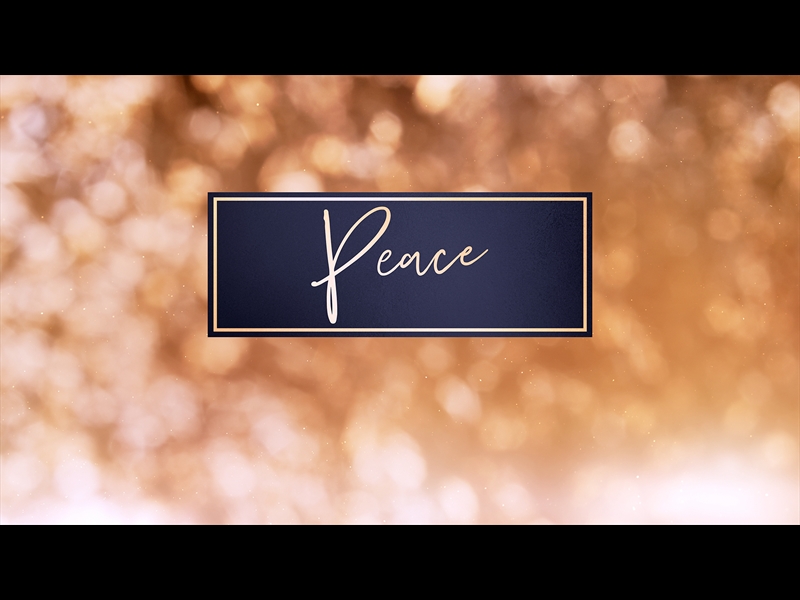 CHRISTMAS LIGHT: PEACE
