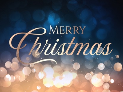 CHRISTMAS BOKEH MERRY CHRISTMAS