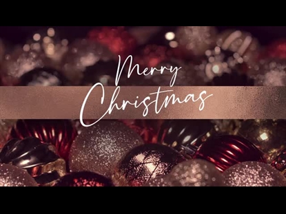 CHRISTMAS BULBS MERRY CHRISTMAS
