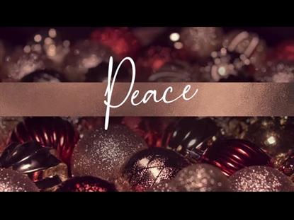 CHRISTMAS BULBS PEACE