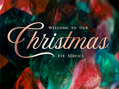 CHRISTMAS GLASS CHRISTMAS EVE