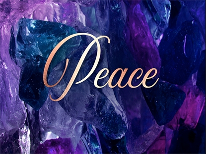 CHRISTMAS GLASS PEACE