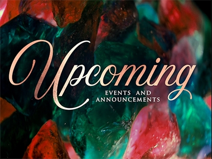 CHRISTMAS GLASS UPCOMING