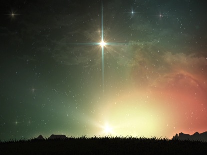 CHRISTMAS NATIVITY SMALL STAR LANDSCAPE