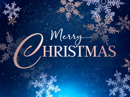 CHRISTMAS SNOWFLAKES MERRY CHRISTMAS