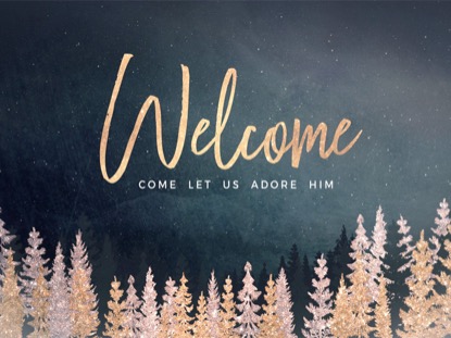 CHRISTMAS SPARKLE WELCOME CHRISTMAS