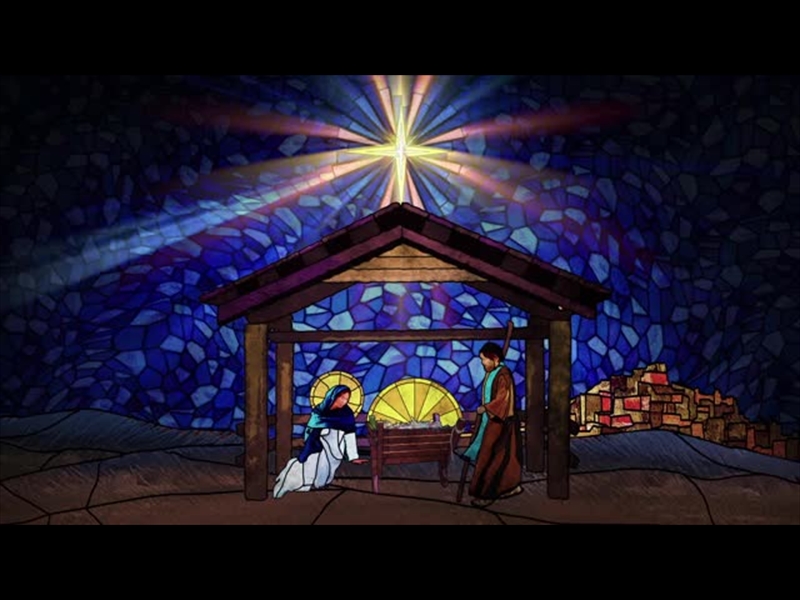 CHRISTMAS STAINED GLASS 3