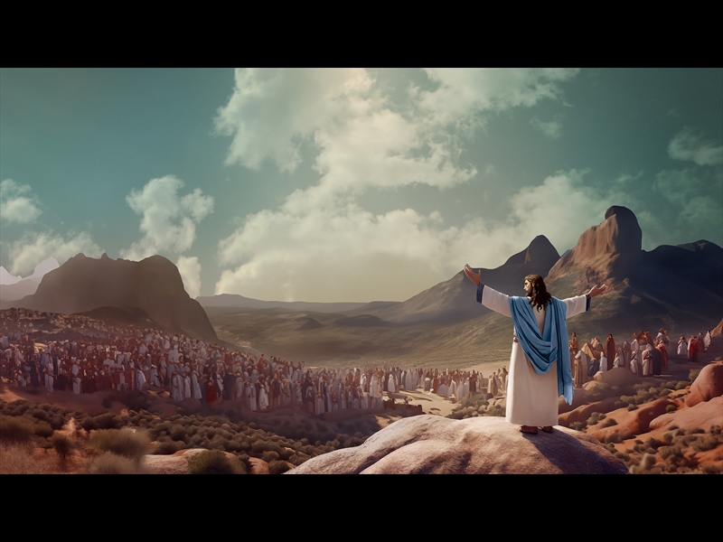 EASTER STORY SERMON ON THE MOUNT