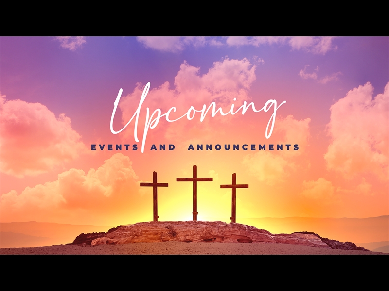 EASTER SUNDAY: UPCOMING