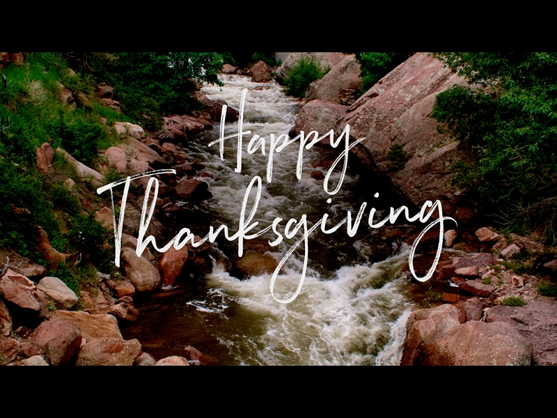 EL DORADO THANKSGIVING MOTION
