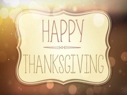 FALL BOKEH HAPPY THANKSGIVING