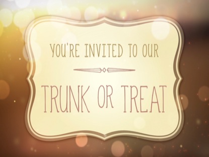 FALL BOKEH TRUNK OR TREAT