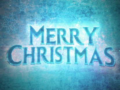 FROSTED MERRY CHRISTMAS