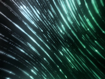 GLIMMER CHAINS BLUE GREEN