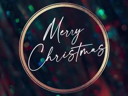 HOLIDAY BOKEH MERRY CHRISTMAS