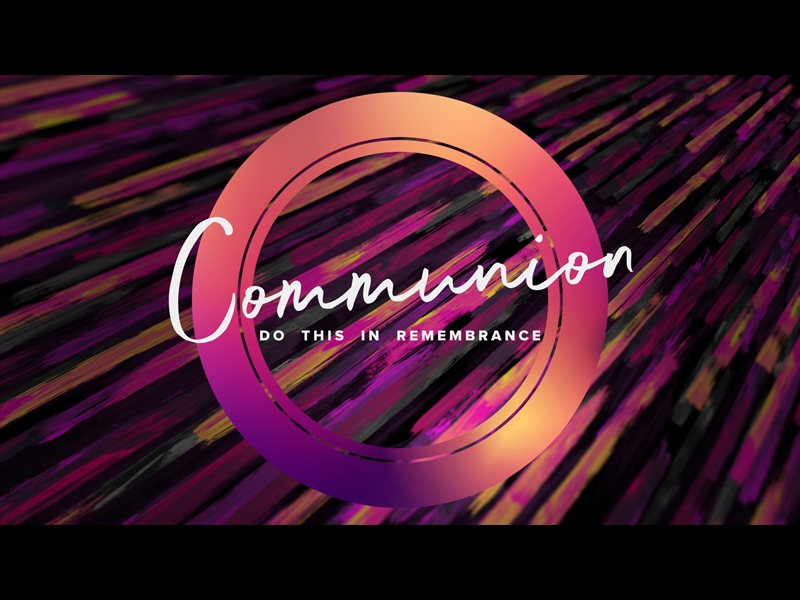 MAUNDY THURSDAY COLOR BRUSH COMMUNION