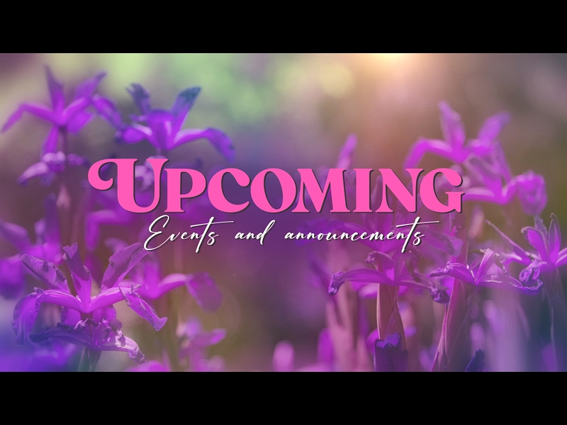 MOTHERS DAY GARDEN UPCOMING