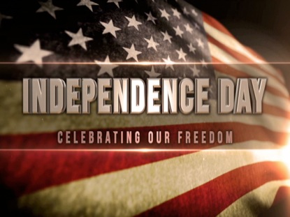 PATRIOTIC INDEPENDANCE DAY SLIDE