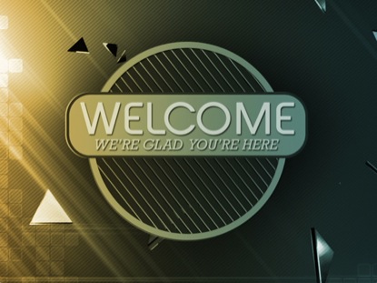 Retro Triangles Welcome | Life Scribe Media | WorshipHouse Media